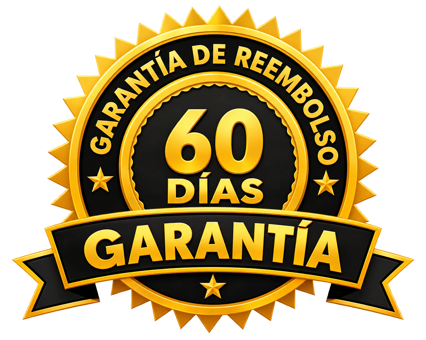 Sello de garantía de reembolso de 60 días